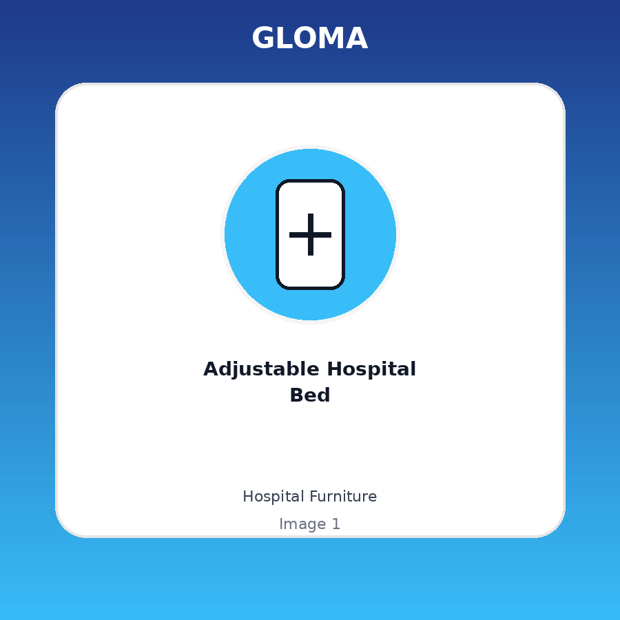 Adjustable Hospital Bed