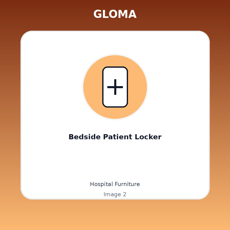 Bedside Patient Locker — Angle picture 1