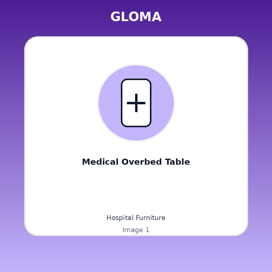 Medical Overbed Table