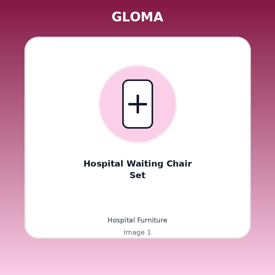 Hospital Waiting Chair Set