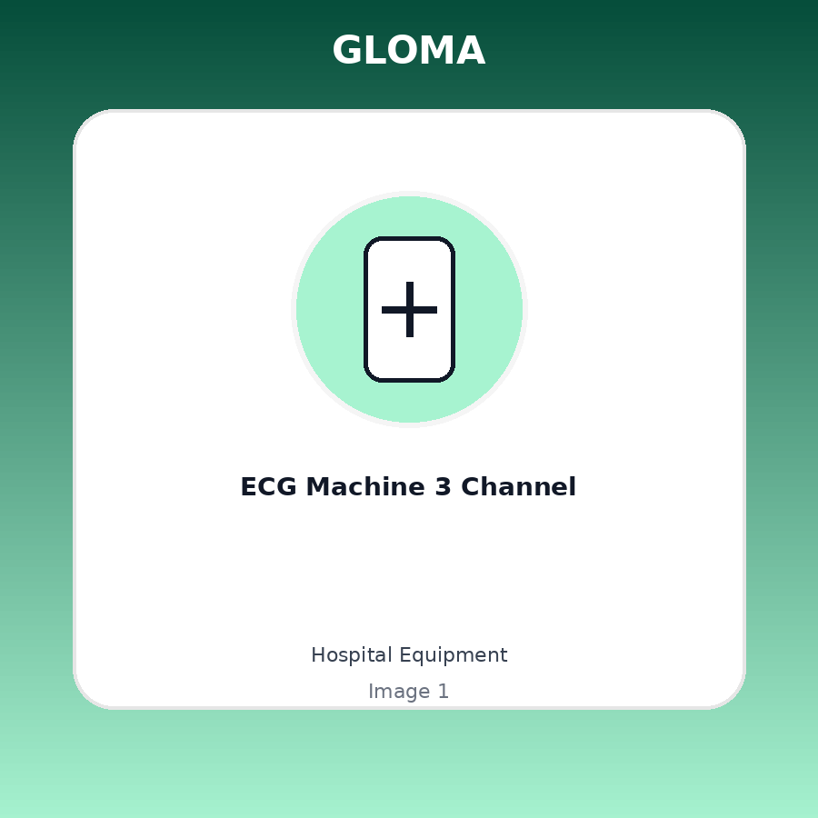 ECG Machine 3 Channel