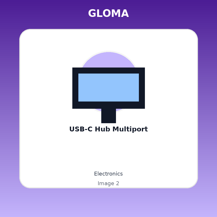 USB-C Hub Multiport — Angle picture 1