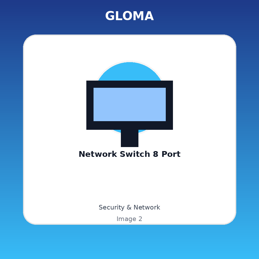 Network Switch 8 Port — Angle picture 1