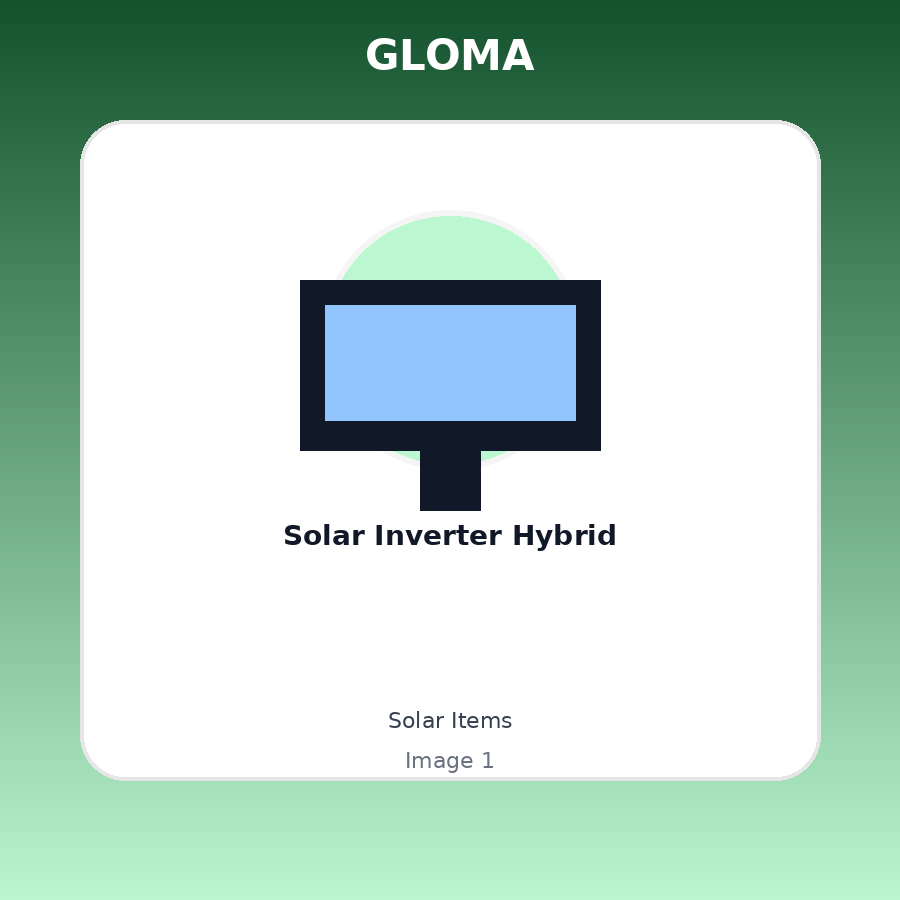 Solar Inverter Hybrid