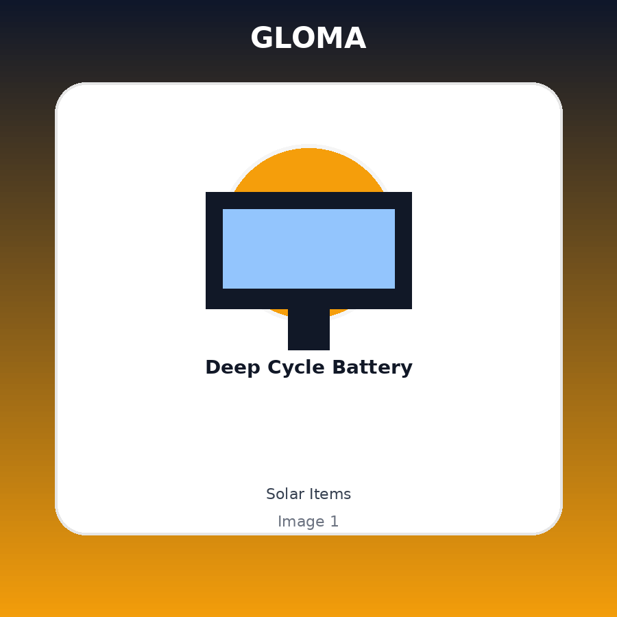 Deep Cycle Battery
