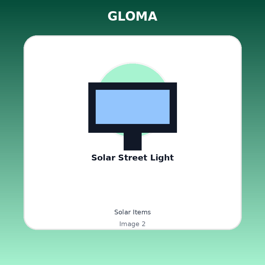 Solar Street Light — Angle picture 1