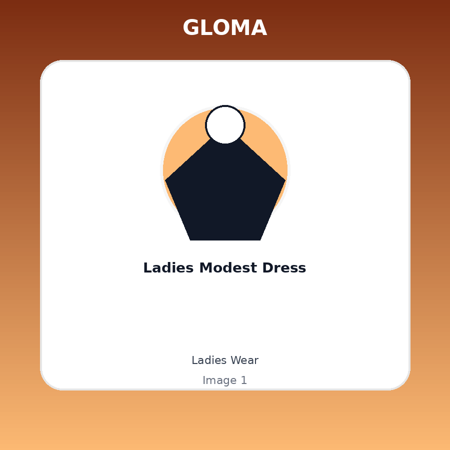 Ladies Modest Dress