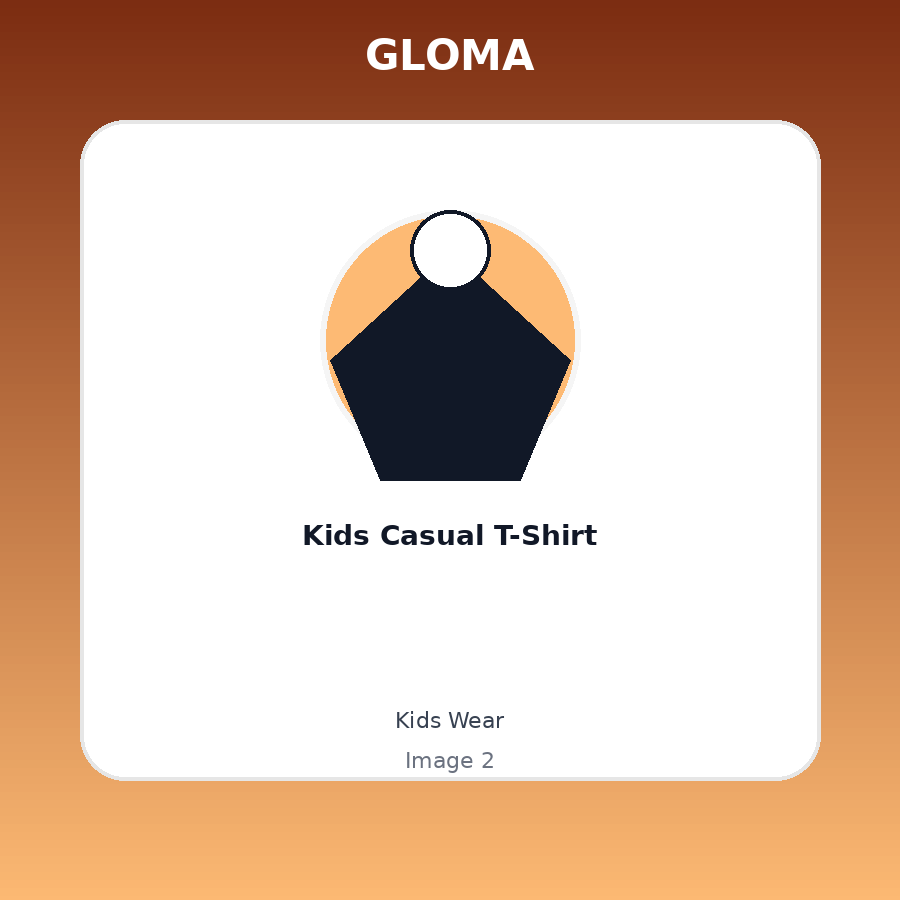 Kids Casual T-Shirt — Angle picture 1