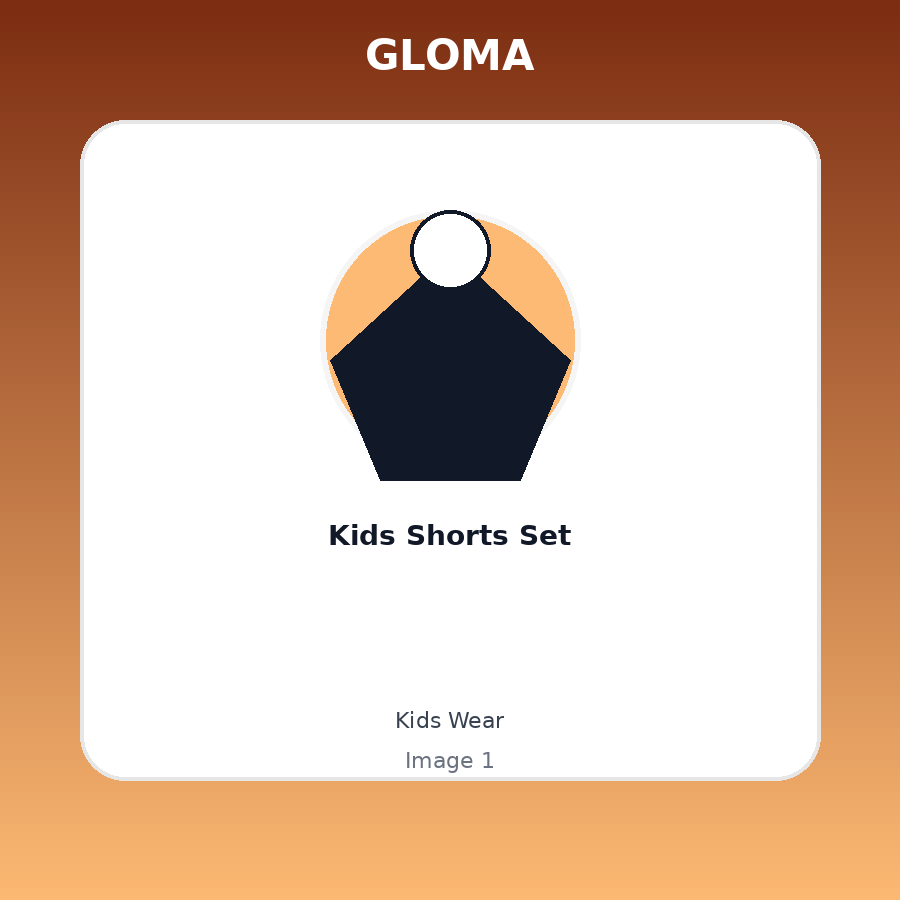 Kids Shorts Set