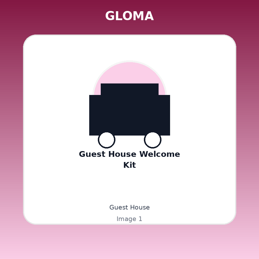 Guest House Welcome Kit