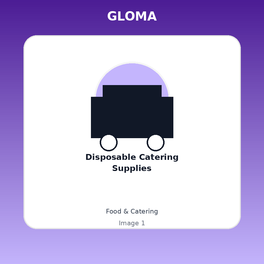 Disposable Catering Supplies