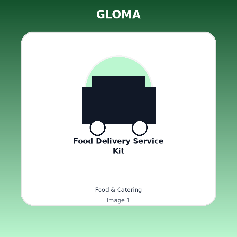 Food Delivery Service Kit